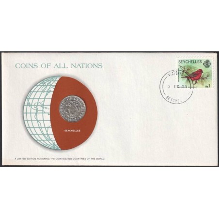 SEYCHELLES - Numiscover Coins of all Nations - KM34 - 50 cents 1977