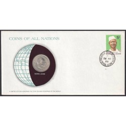SIERRA LEONE - Numiscover Coins of all Nations - KM20 - 20 cents 1964