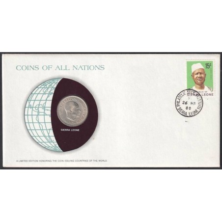 SIERRA LEONE - Numiscover Coins of all Nations - KM20 - 20 cents 1964