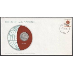 SINGAPOUR - Numiscover Coins of all Nations - KM4 - 20 cents 1977