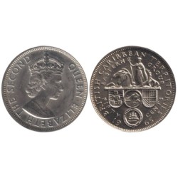 CARAÏBES EST - Numiscover Coins of all Nations - KM7 - 50 cents 1965