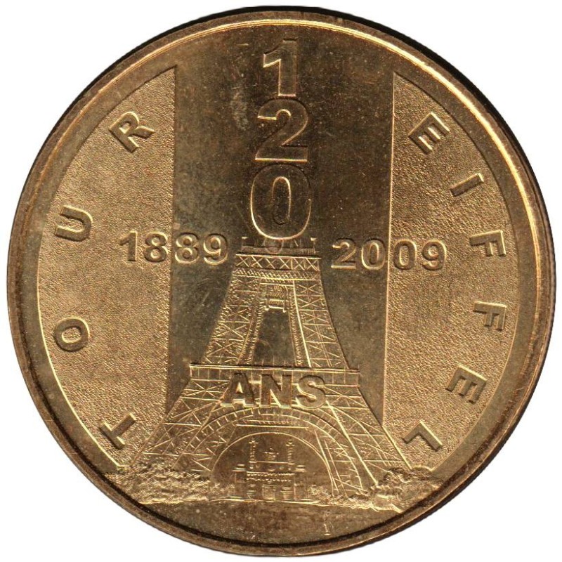 75-0825 - Tour Eiffel - 120 ans - 1889-2009 - 2009