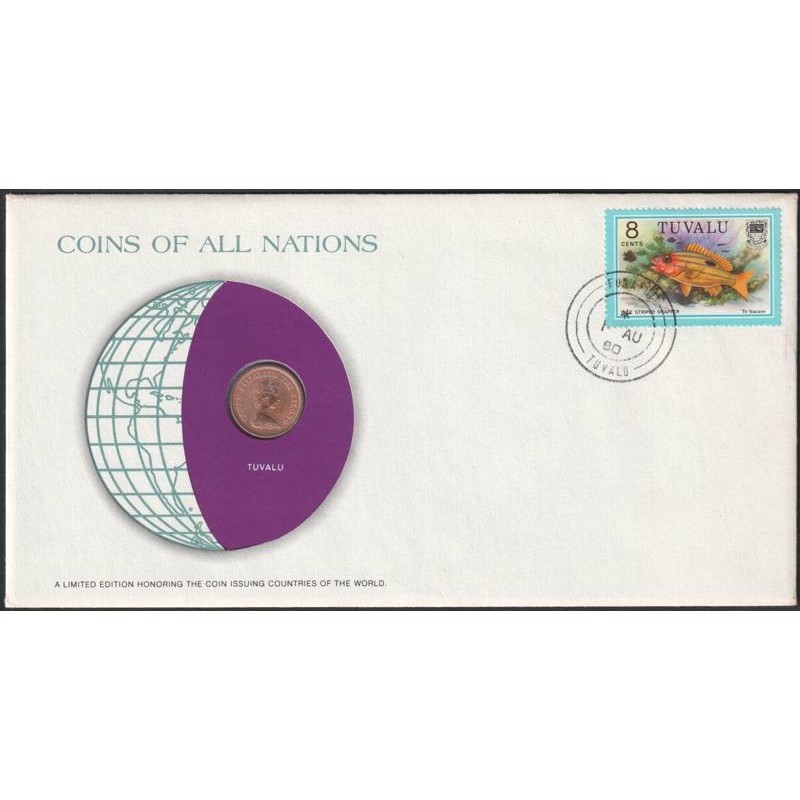 TUVALU - Numiscover Coins of all Nations - KM1 - 1 cent 1976