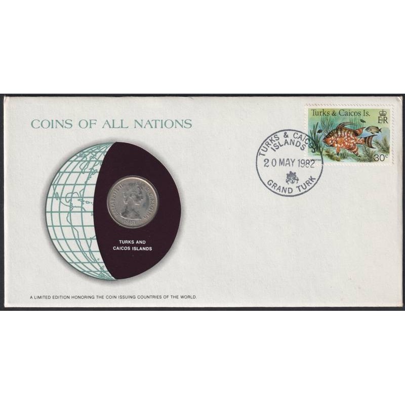 ILES TURQUES-ET-CAIQUES - Numiscover Coins of all Nations - KM51 - 1/4 crown 1981