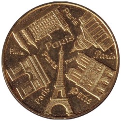 75-2327 - Paris - Les 5 monuments en cercle - 2016