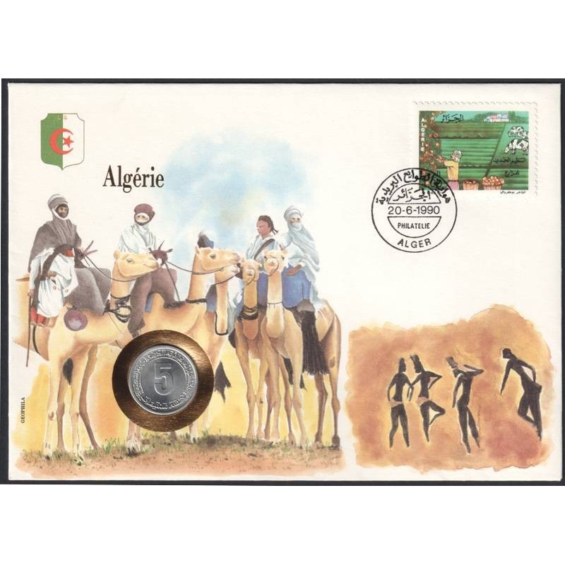 ALGERIE - Numiscover - KM106 - 5 centimes 1974
