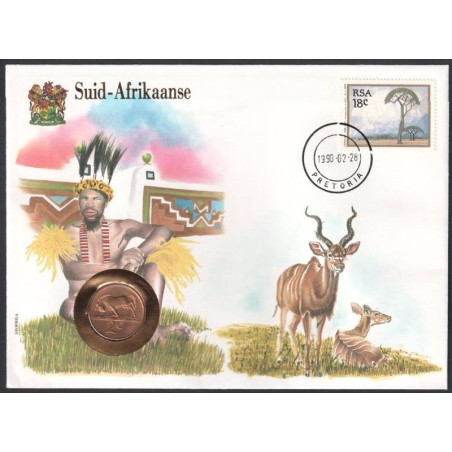 AFRIQUE DU SUD - Numiscover - KM83 - 2 cents 1989