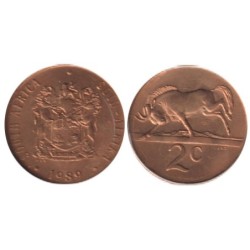 AFRIQUE DU SUD - Numiscover - KM83 - 2 cents 1989