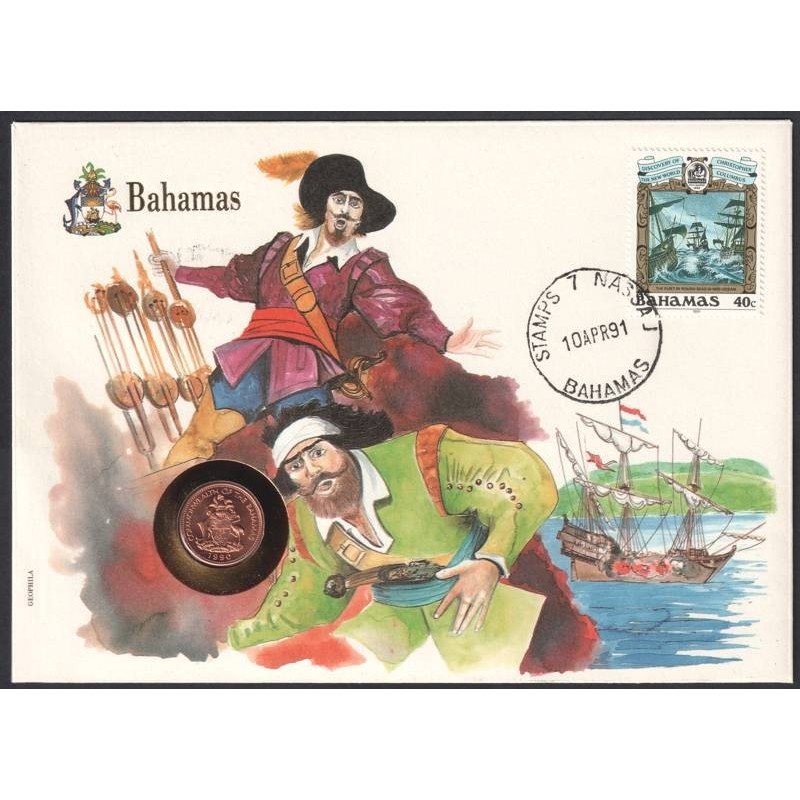BAHAMAS - Numiscover - KM59 - 1 cent 1980