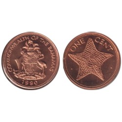 BAHAMAS - Numiscover - KM59 - 1 cent 1980