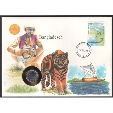 BANGLADESH - Numiscover - KM12 - 25 poisha 1984