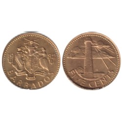 BARBADE - Numiscover - KM11 - 5 cents 1982