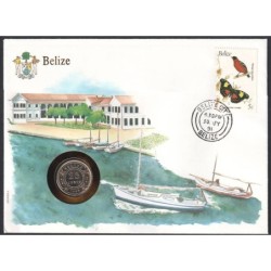 BELIZE - Numiscover - KM36 - 25 cents 1989