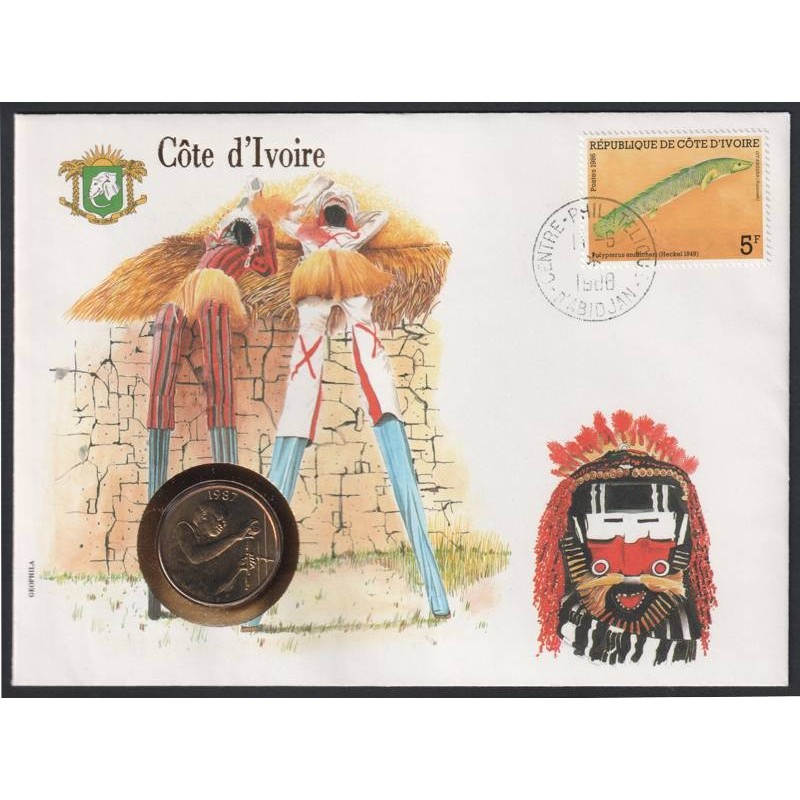 ETATS AFRIQUE OUEST - Numiscover - KM9 - 25 francs 1987