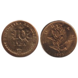 CROATIE - Numiscover - KM6 - 10 lipa 1993