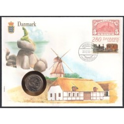 DANEMARK - Numiscover - KM862.3 - 1 krone 1988