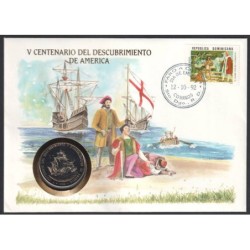 REPUBLIQUE DOMINICAINE - Numiscover - KM66 - 1 peso 1988
