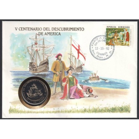 REPUBLIQUE DOMINICAINE - Numiscover - KM66 - 1 peso 1988