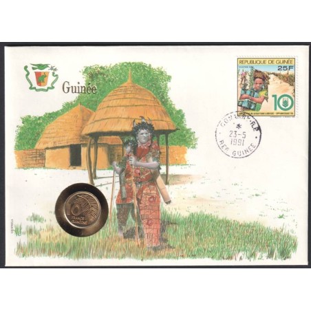 GUINEE - Numiscover - KM52 - 10 francs 1985