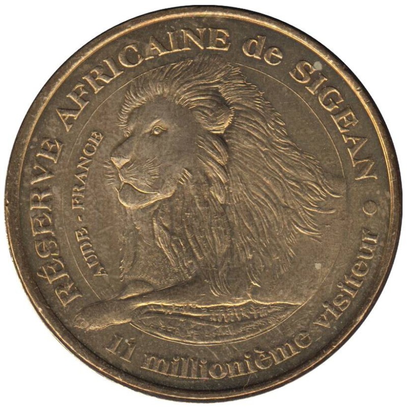 11-1021 - Réserve Africaine Sigean - Lion profil  2010