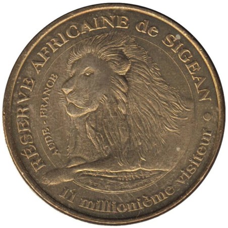11-1021 - Réserve Africaine Sigean - Lion profil 2010 11-1021 - Réserve Africaine Sigean - Lion profil 2010