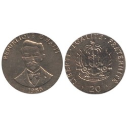 HAITI - Numiscover - KM152 - 20 centimes 1986