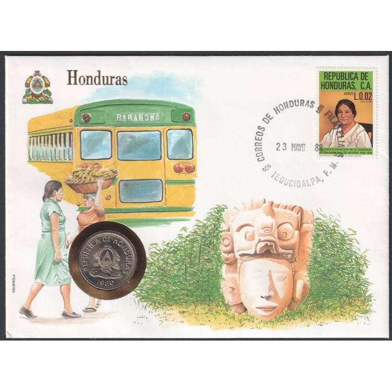 HONDURAS - Numiscover - KM76.2 - 10 centavos 1980
