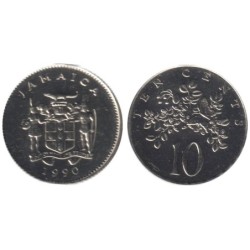 JAMAIQUE - Numiscover - KM47a - 10 cents 1990
