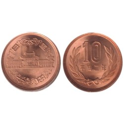 JAPON - Numiscover - Y97.2 - 10 yen 1990 (2)