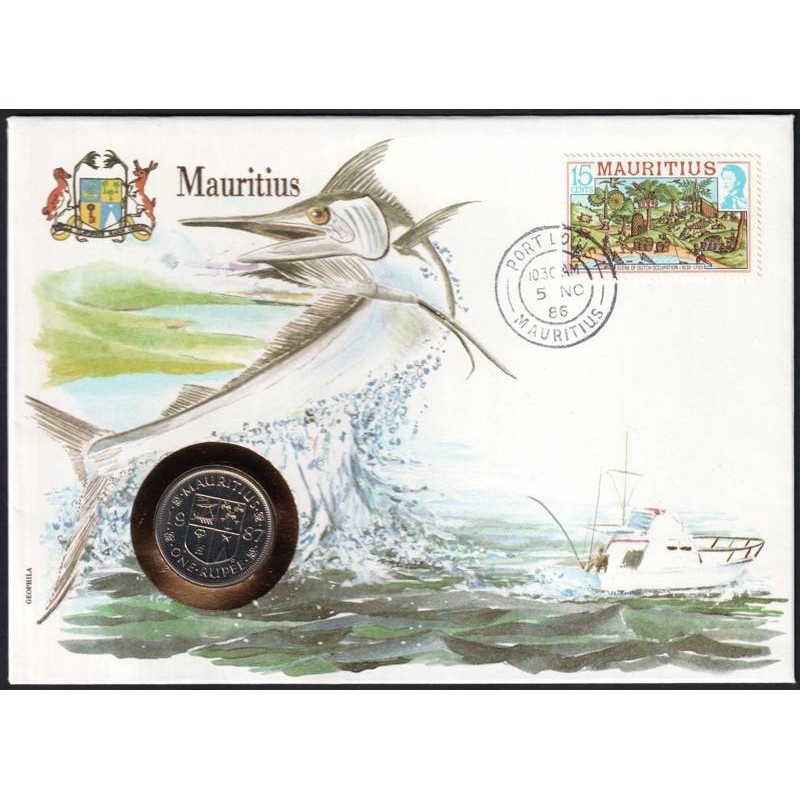 ILE MAURICE - Numiscover - KM55 - 1 rupee 1987