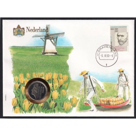 HOLLANDE - Numiscover - KM205 - 1 gulden 1989