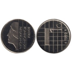 HOLLANDE - Numiscover - KM205 - 1 gulden 1989