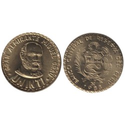 PEROU - Numiscover - KM296- 1 inti 1988