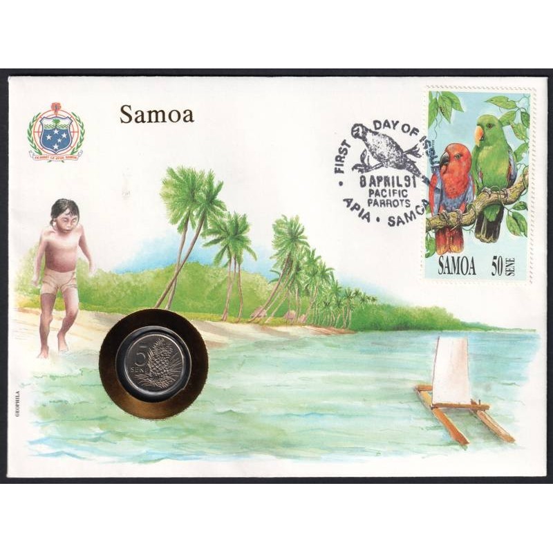 SAMOA - Numiscover - KM14 - 5 sene 1987