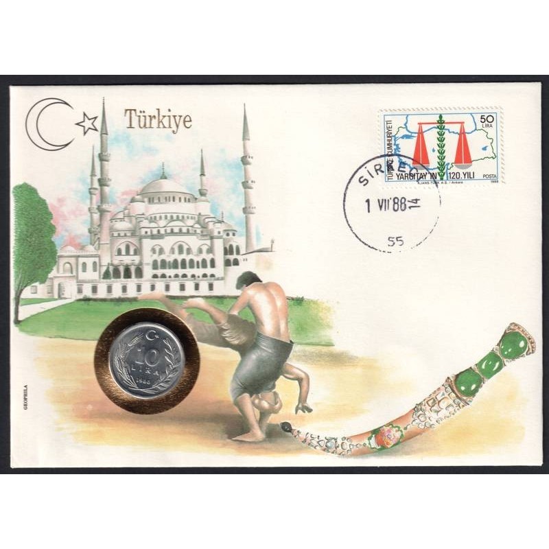 TURQUIE - Numiscover - KM964 - 10 lira 1988
