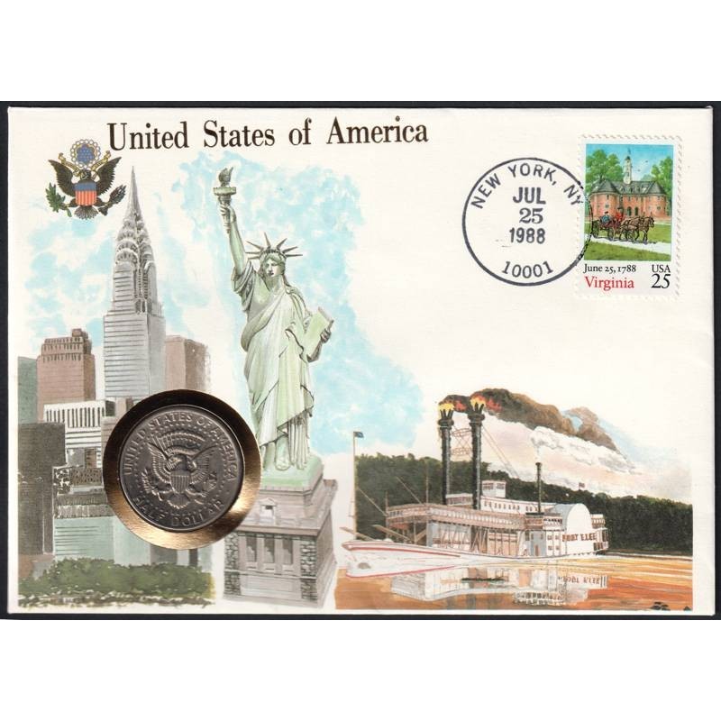 ETATS UNIS D'AMERIQUE - Numiscover - KM202b - half dollar 1972