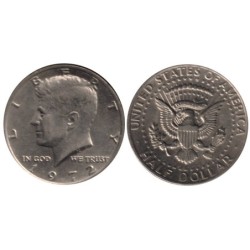 ETATS UNIS D'AMERIQUE - Numiscover - KM202b - half dollar 1972