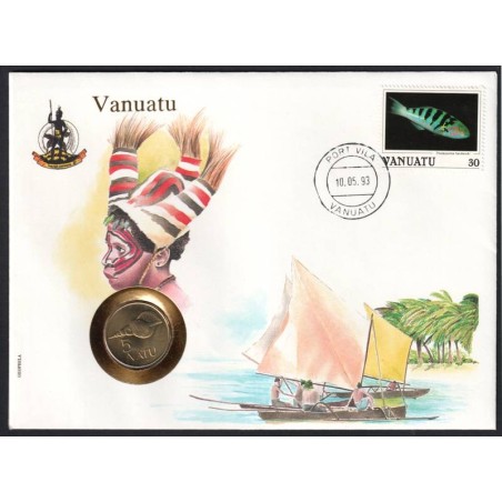 VANUATU - Numiscover - KM5 - 5 vatu 1990