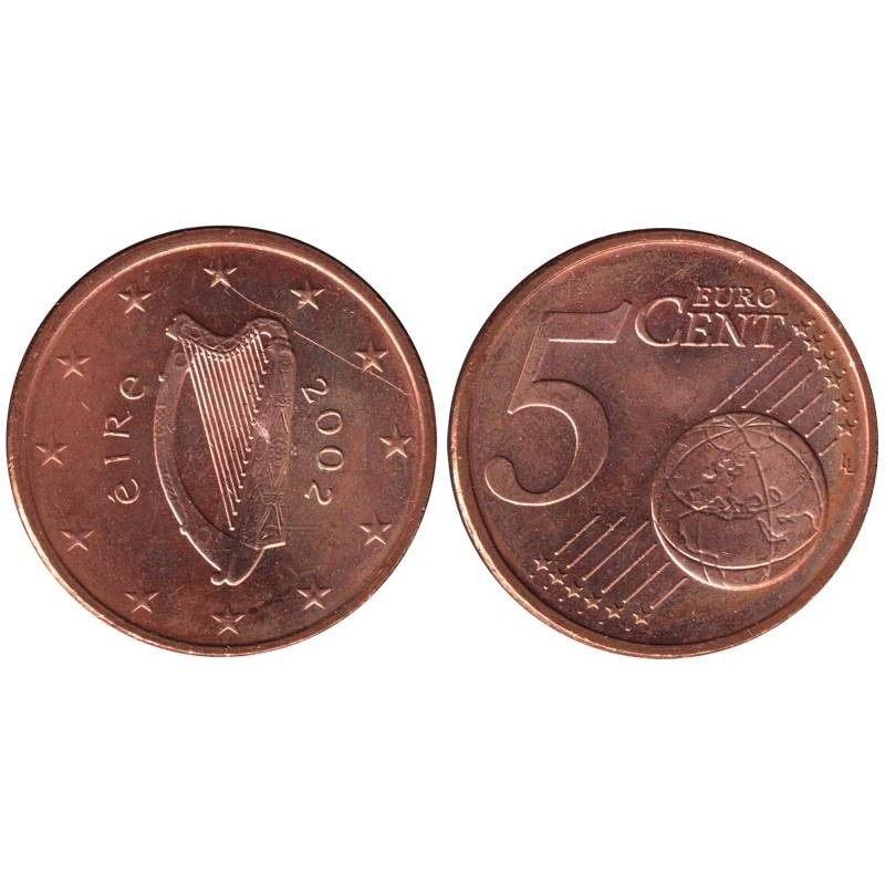 IRLANDE - 5 cents - 2002