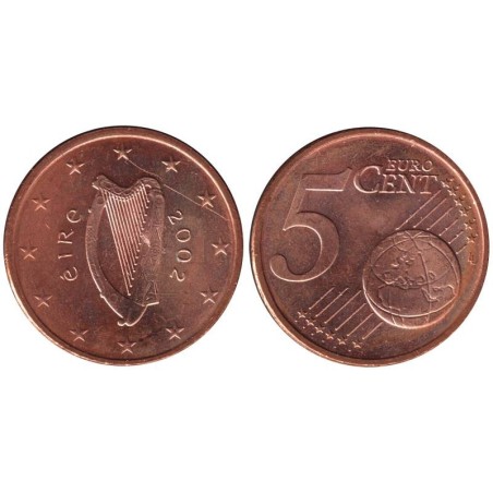 IRLANDE - 5 cents - 2002