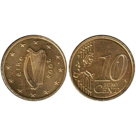 IRLANDE - 10 cents - 2008