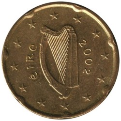 IRLANDE - 20 cents - 2002