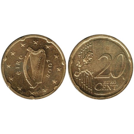 IRLANDE - 20 cents - 2008