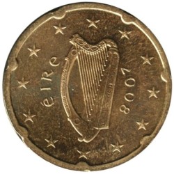 IRLANDE - 20 cents - 2008