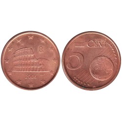 ITALIE - 5 cents - 2006