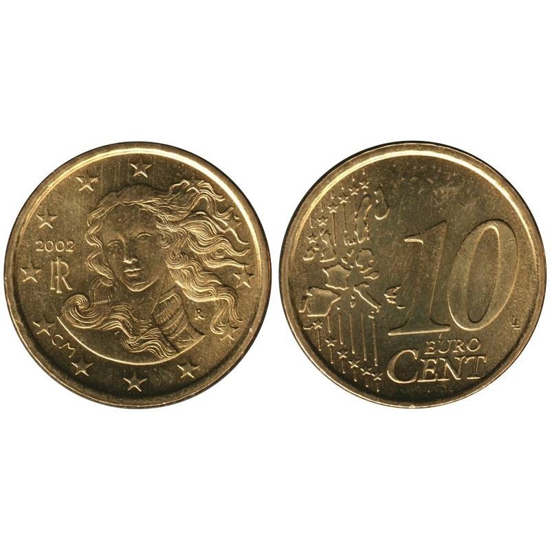 ITALIE - 10 cents - 2002