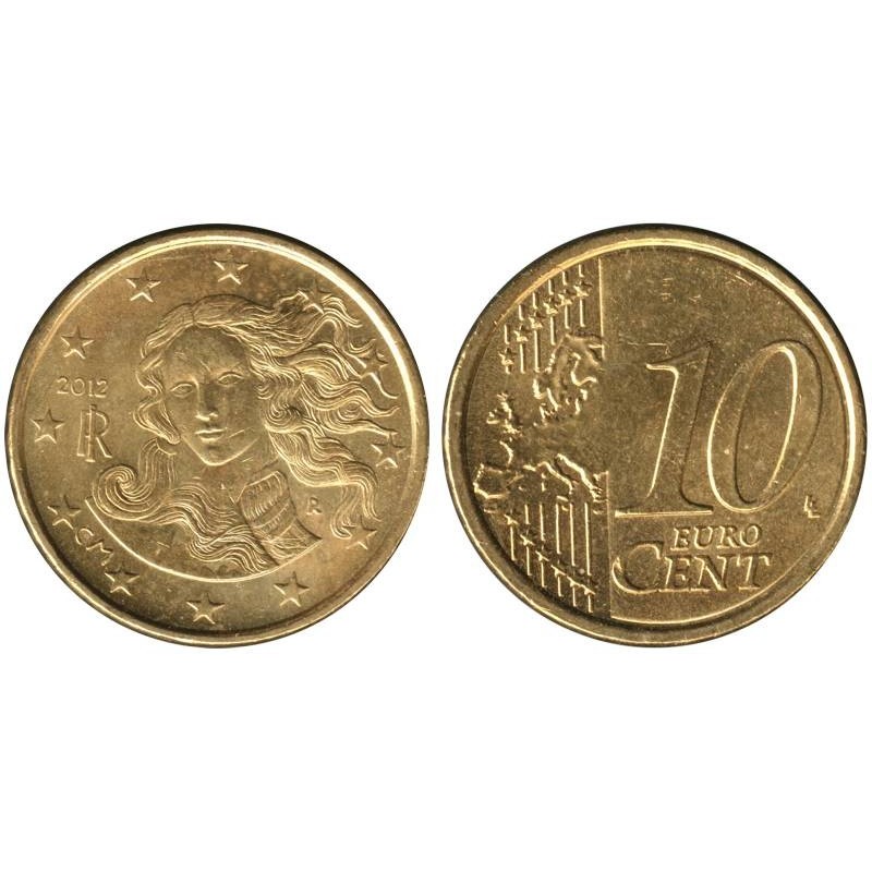 ITALIE - 10 cents - 2012