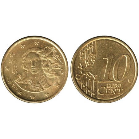 ITALIE - 10 cents - 2012