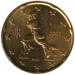 ITALIE - 20 cents - 2002
