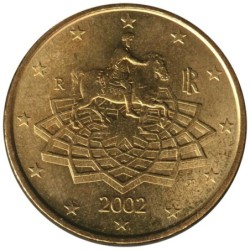 ITALIE - 50 cents - 2002